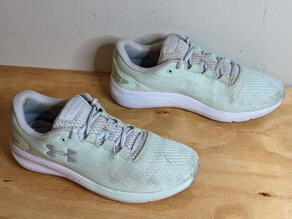 Under Armour Charged Pursuit 2 Running Shoes Aqua Foam Mint Green Women's Size 7